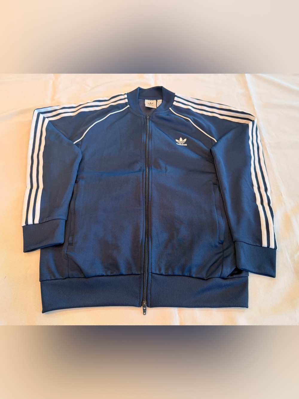 Adidas Originals Adicolor Classics SST Navy and White Track Jacket Size XL
